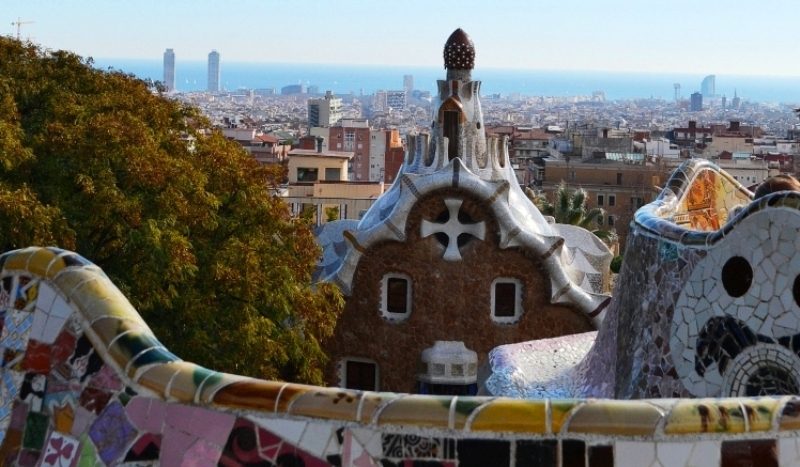 Parque Guell Barcelona Espanha