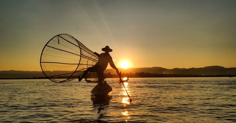 Pescadores Inle Lake Myanmar